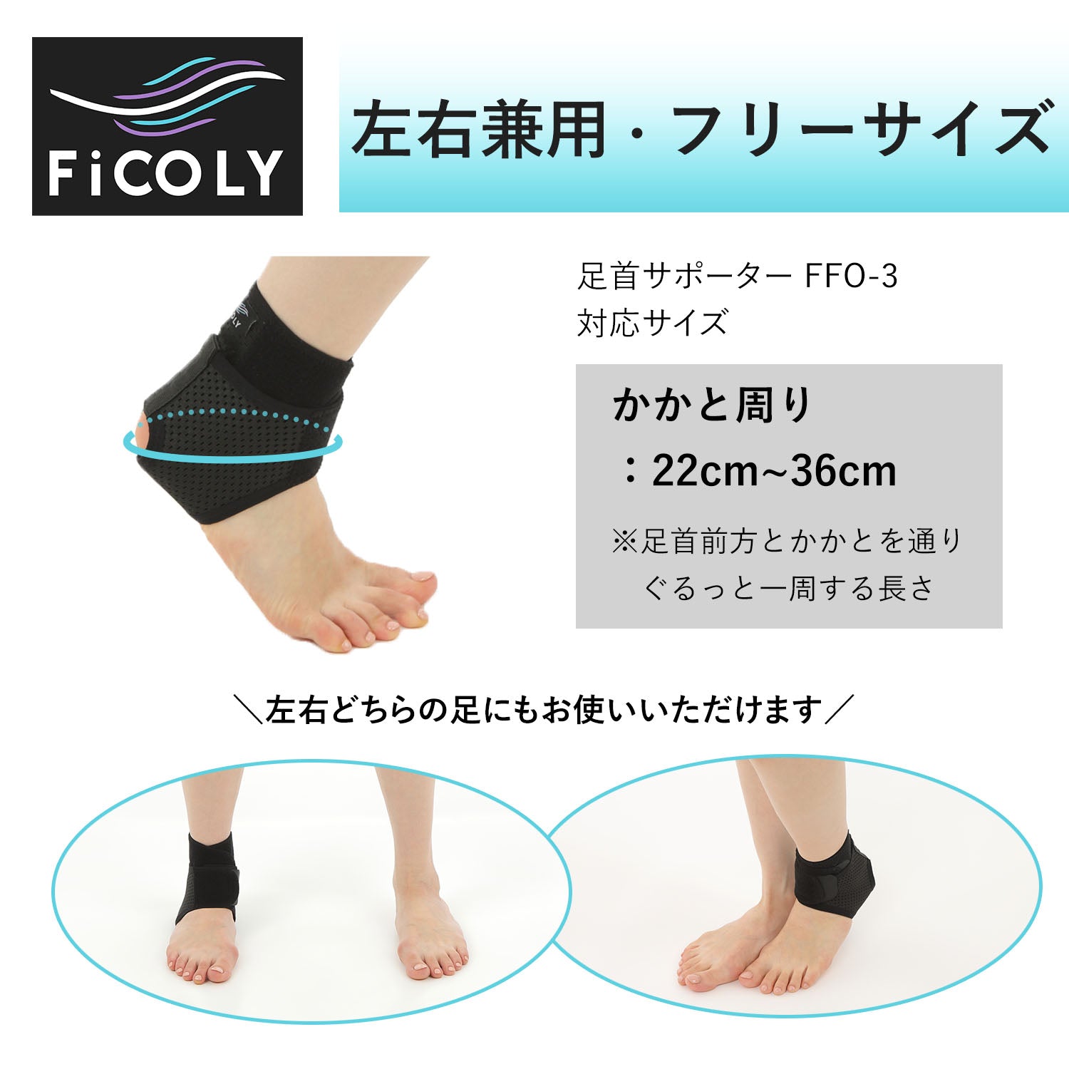 足首サポーター FFO-3 - FiCOLY（フィコリー）公式オンラインストア