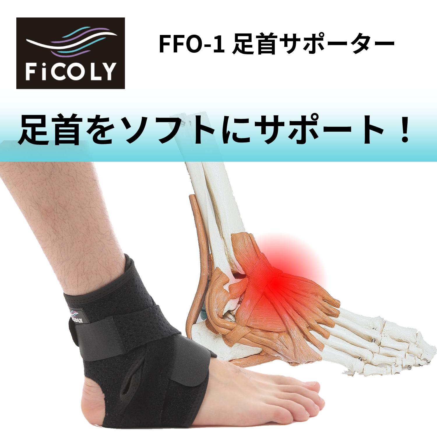 足首サポーター FFO-1 - FiCOLY（フィコリー）公式オンラインストア